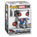 Funko Pop! Marvel: Spider-Man Bug-Eyes Armor - (White/Blue), Convention - Marvel Comics - Amazon Exclusive - Collectable Vinyl Figure - Gift Idea - Official Merchandise - Toys for Kids & Adults