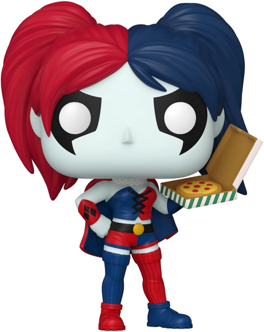 Funko Pop! Heroes: DC - Harley Quinn With Pizza - Collectable Vinyl Figure - Gift Idea - Official Merchandise - Toys for Kids & Adults - Comic Books Fans - Model Figure for Collectors and Display