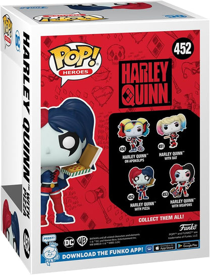 Funko Pop! Heroes: DC - Harley Quinn With Pizza - Collectable Vinyl Figure - Gift Idea - Official Merchandise - Toys for Kids & Adults - Comic Books Fans - Model Figure for Collectors and Display