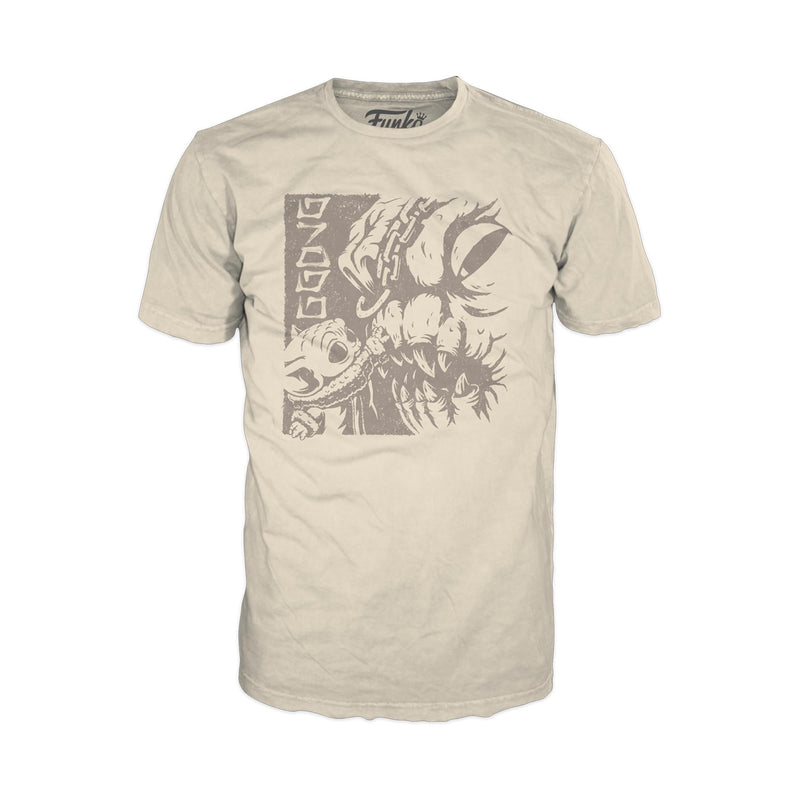 Funko Boxed Tee: SW - Grogu (the Child, Baby Yoda) With Rancor - Large - (L) - Star Wars - T-Shirt - Clothes - Gift Idea - Short Sleeve Top for Adults Unisex Men and Women - Official Merchandise