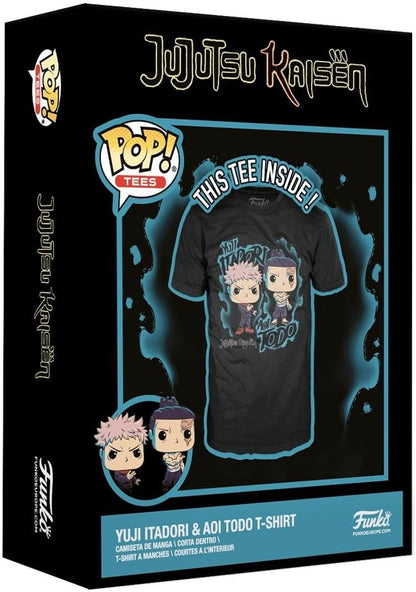 Funko Boxed Tee: JJK - Yuji & Aoi - L - T-Shirt - Kleidung - Geschenkidee - Kurzärmeliges Top Für Erwachsene Männer Und Frauen - Offizielle Handelswaren Fans