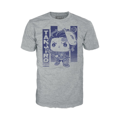 Funko Boxed Tee: Dragon Ball Z - Gohan/Goku - Medium - T -Shirt - Kleidung - Geschenkidee - Kurzarm -Oberteil für Erwachsene Unisex Männer und Frauen - offizielle Warenfans