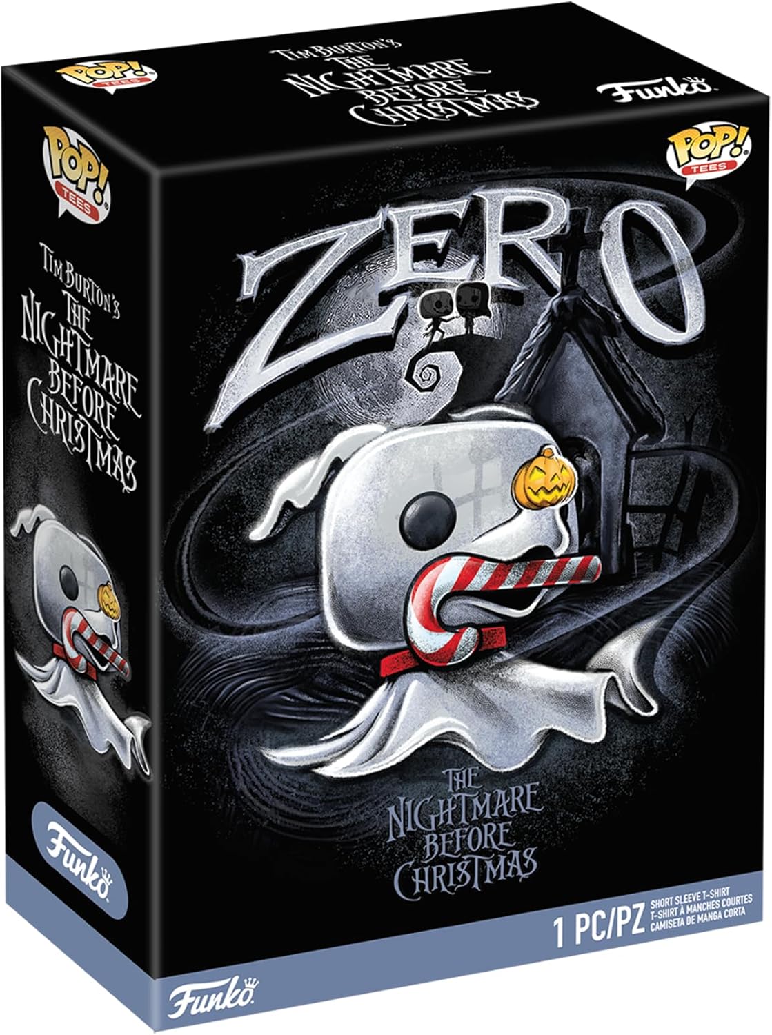 Funko Boxed Tee: The Nightmare Before Christmas - Zero w/Cane - XL