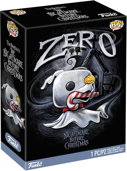 Funko Boxed Tee: The Nightmare Before Christmas - Zero w/Cane - XL