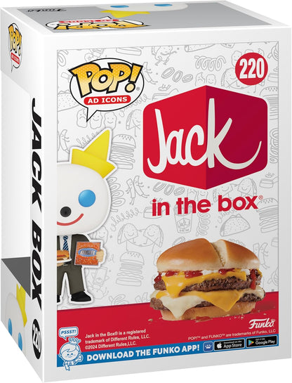 Funko POP! Ad Icon: Jack Box In the Box - Jack In the Box - Collectable Vinyl Figure - Gift Idea - Official Merchandise - Toys for Kids & Adults - Ad Icons Fans - Model Figure for Collectors