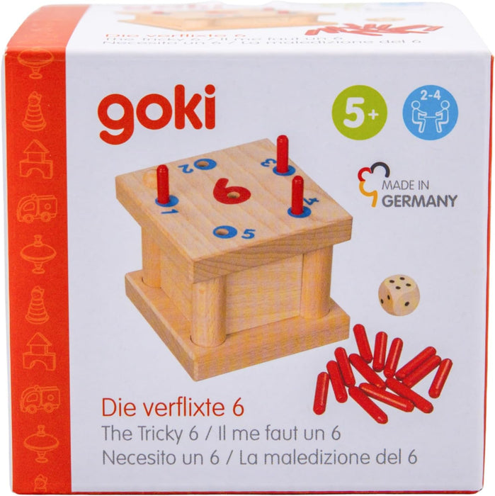GOKI- Juego de Mesa, Necesito un 6, Color (Multicolor) (56799