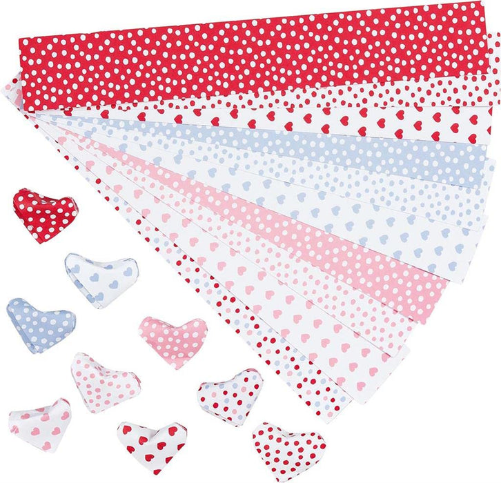 Goki - Craft Set Origami-Foldable Hearts Does Not Apply Games, Multicolor (58438