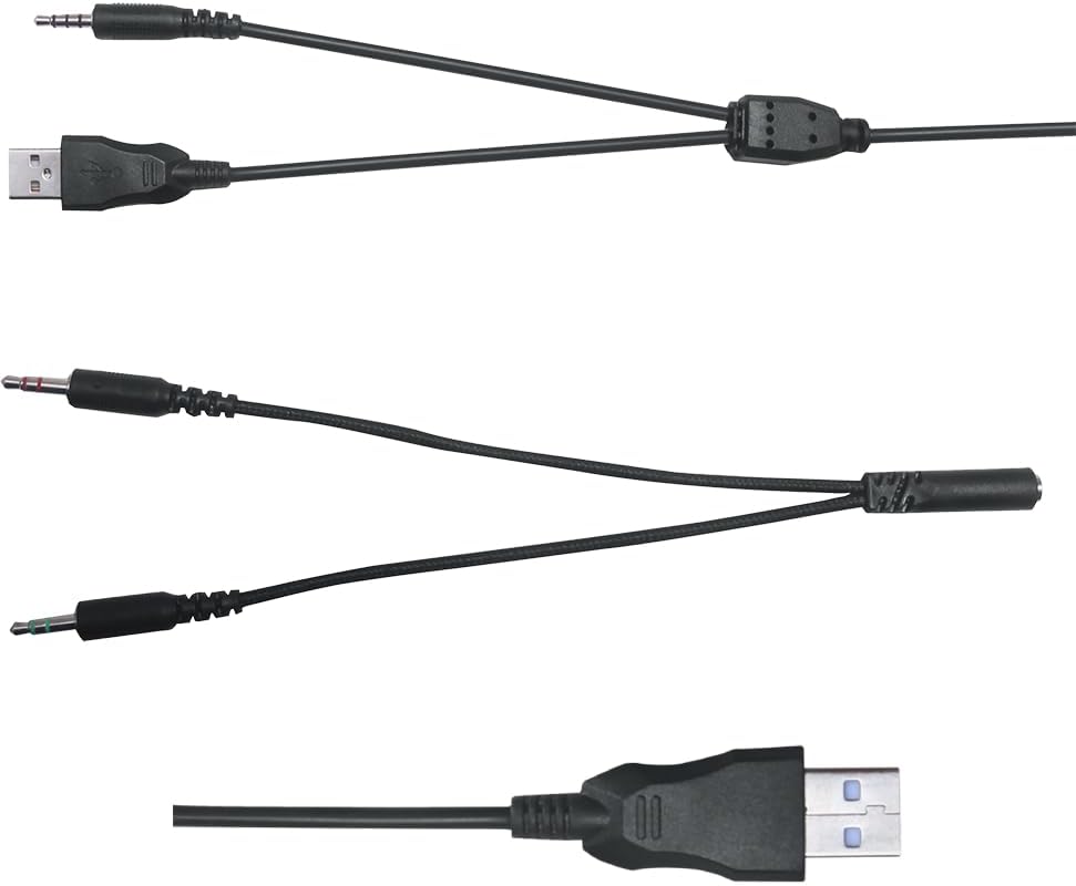 Speedlink Tyron - RGB Gaming Headset mit Mikrofon für PC PS4/PS5/ Xbox Series X/S/Switch, RGB Beleuchtung, mit Kabel 3,5mm Klinke, Y-Adapter, schwarz