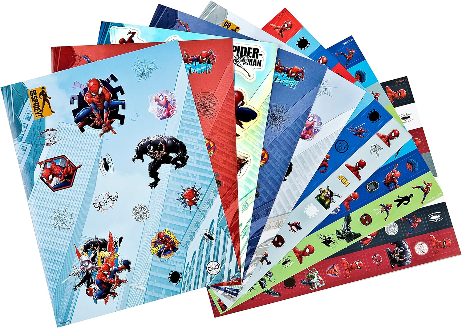Undercover SPMA0061 Spider-Man Sticker Fun