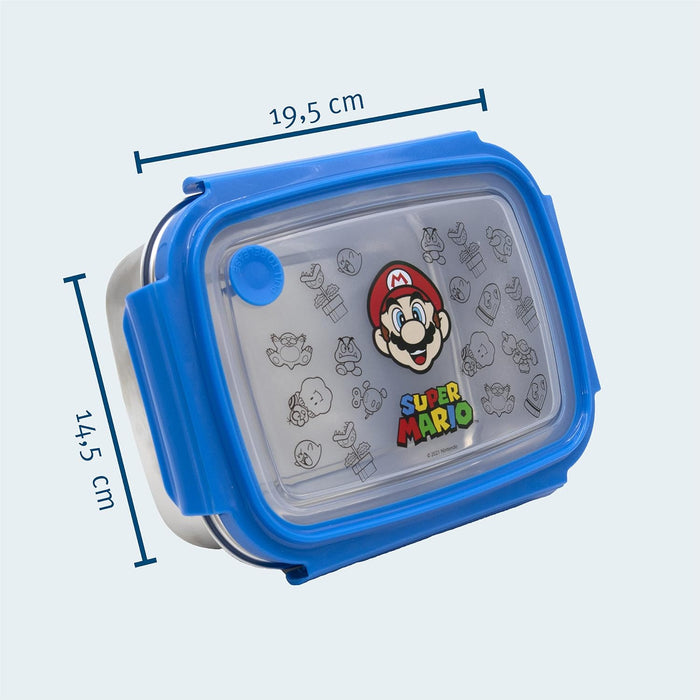 Scooli SUMA9908 Super Mario Lunch Box, multicoloured