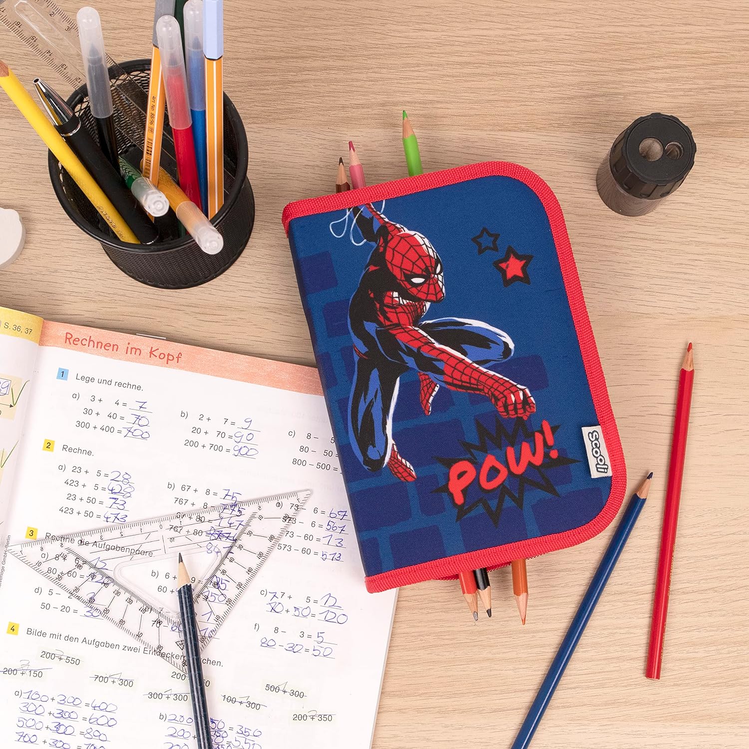 Spider-Man gefülltes Schüleretui