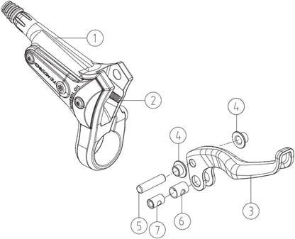 TEKTRO SPARES - M285 HD1.3 Lever Blade Kit