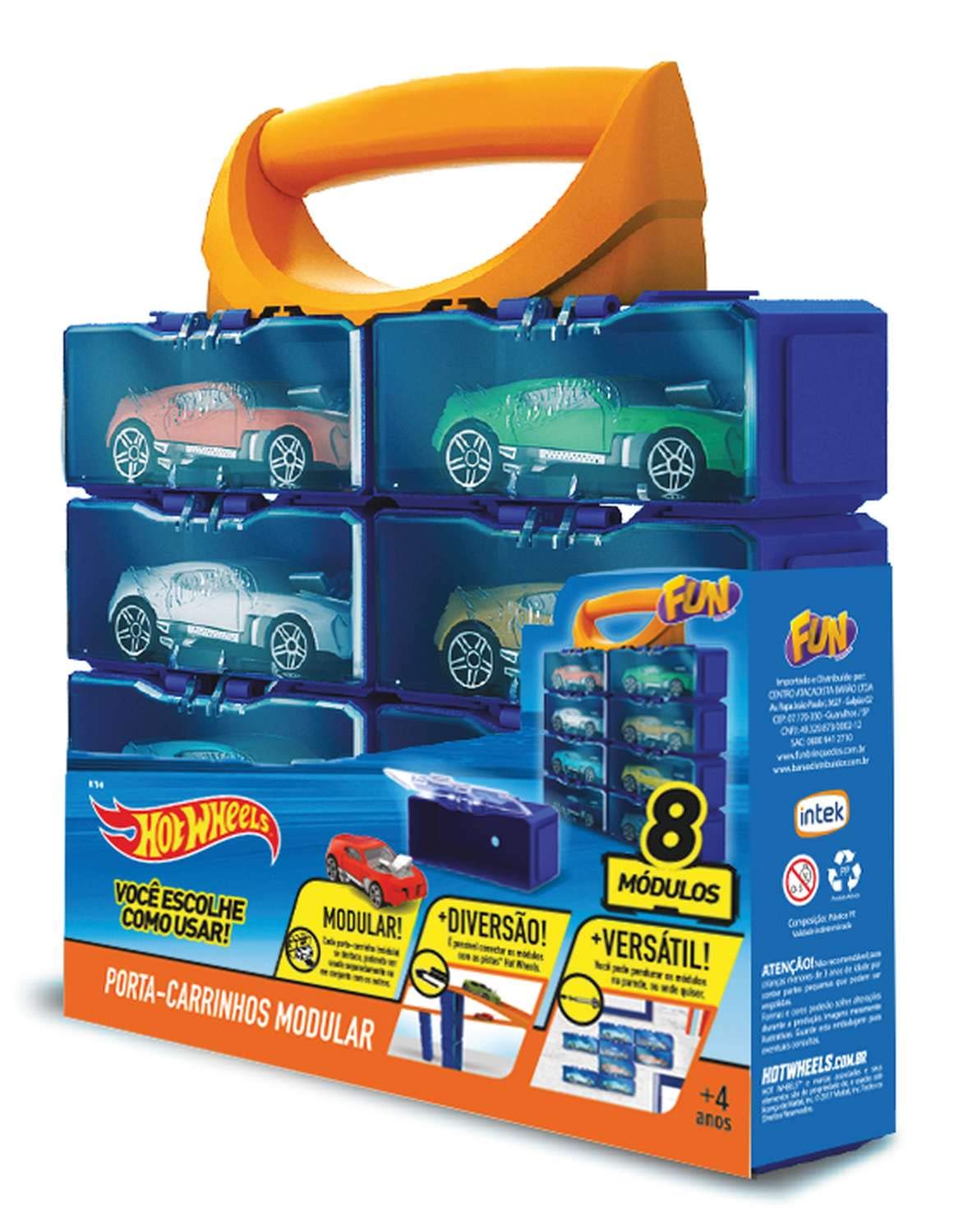 Wallatoys- Car Case One HW Pack 8, Multicolour (HWCC8A