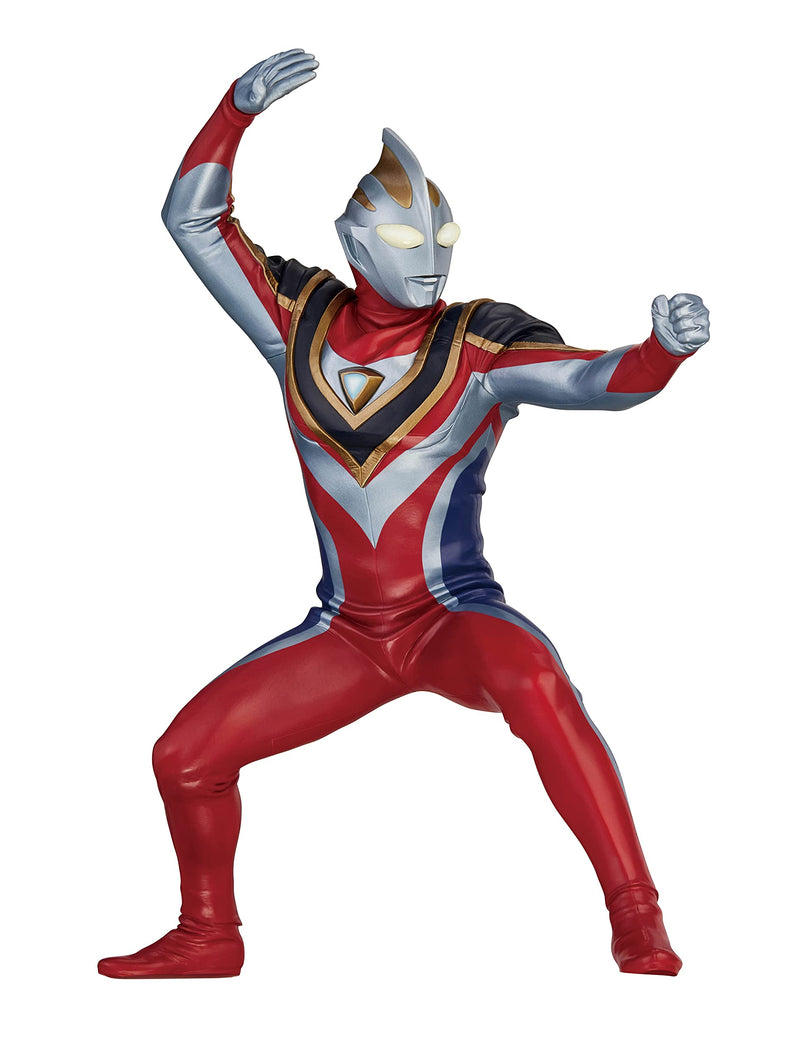 MERCHANDISING LICENCE BanPresto Hero's Brave Statue Figure Ultraman Gaia-Supreme-Version-Night Colour Edition, Mehrfarbig, Standard Size