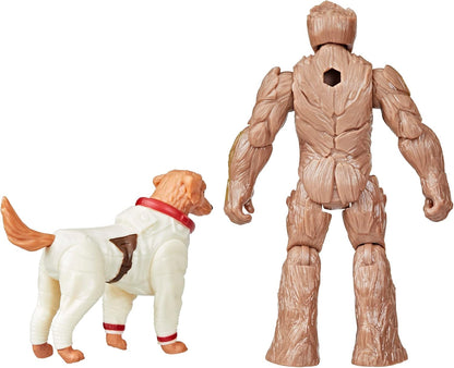 Marvel Guardians of the Galaxy Vol. 3 Action Figures, Groot, Baby Rocket Cosmo Action Figures