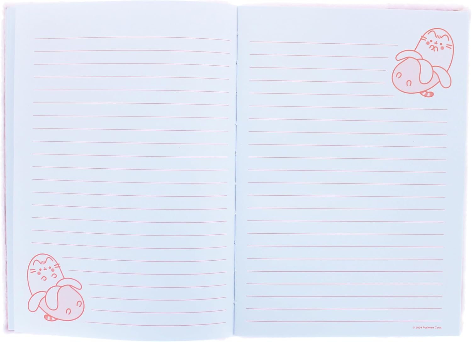 Blueprint Collections Pusheen Plush Notebook | Writing Book | Writing Pad | Notepad | Notebook A5 | Note pad | Note book | Pusheen Gifts | Pusheen Stationery