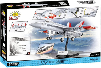 COBI 5819 F/A-18 C HornetBausteine Made in EU airplane Building Sets, Various