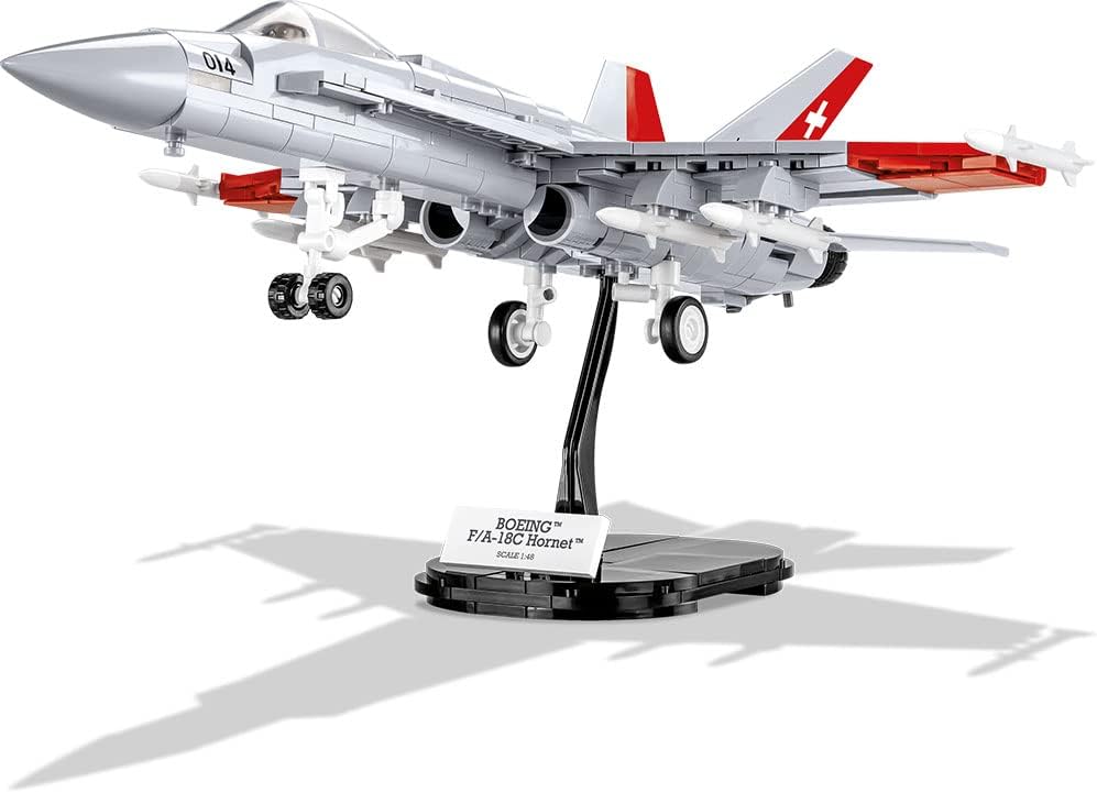 COBI 5819 F/A-18 C HornetBausteine Made in EU airplane Building Sets, Various