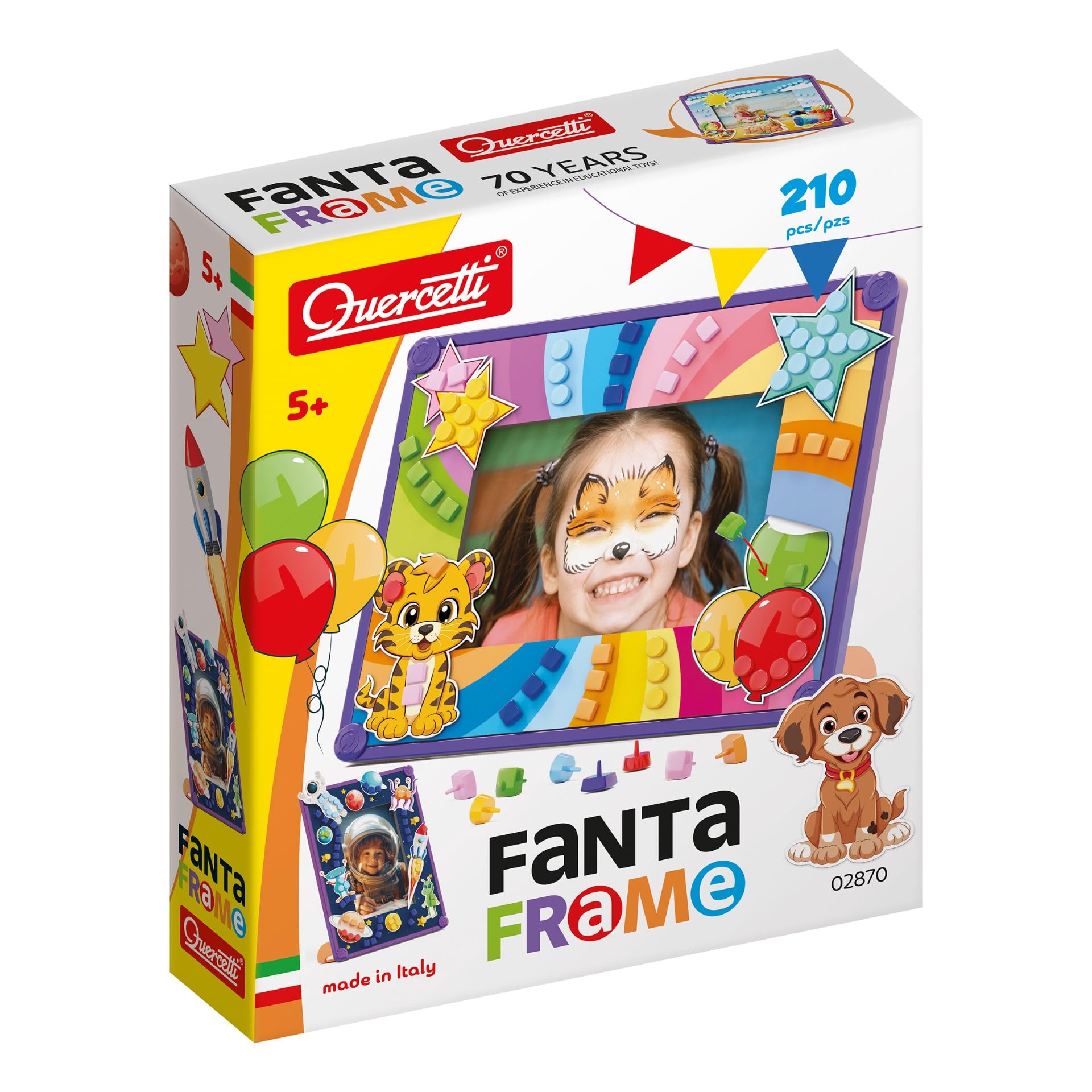 Quercetti- Fantaframe, Multicolor (217