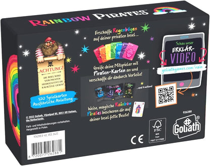 Goliath Rainbow Pirates, Juegos de Cartas a Partir de 7 años, Juegos de Mesa para 2 a 5 Jugadores