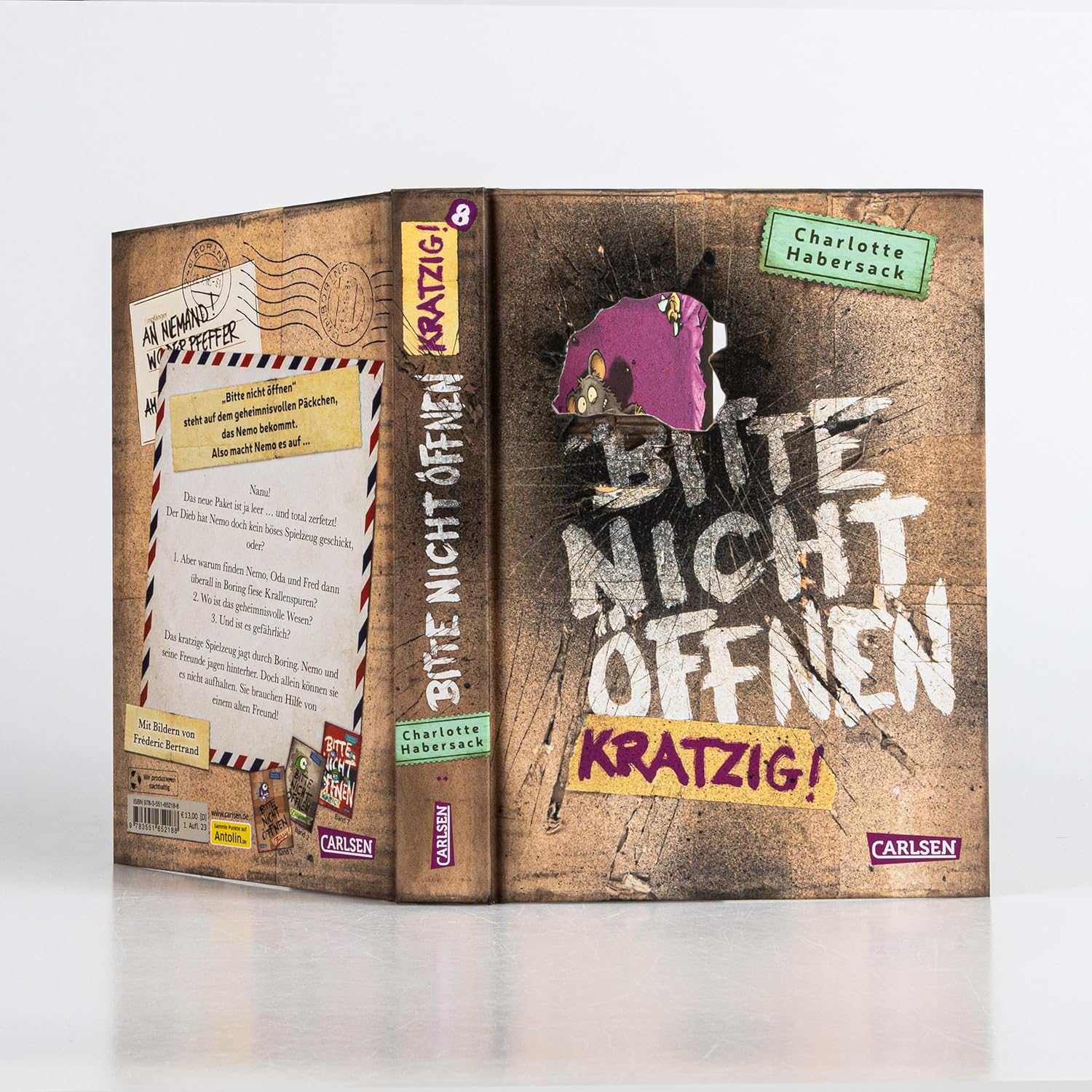 Bitte nicht öffnen 8: Kratzig!: Wer hat meine Maus gesehen? Lustige Kinderbuch-Serie ab 8 Jahren über geheimnisvolle Päckchen und schrullige Monster (8