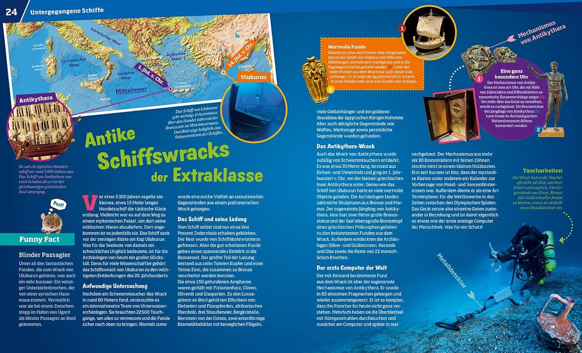 WAS IST WAS Band 145 Versunkene Schätze. Von Atlantis bis Titanic / Sachbuch für Kinder ab 8 Jahren (WAS IST WAS Sachbuch, Band 145