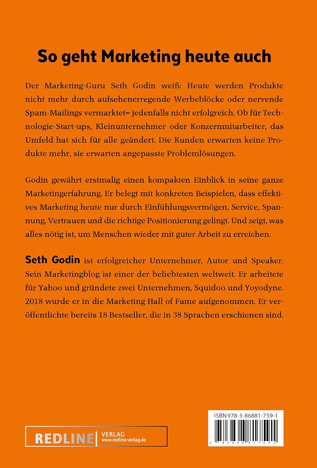 Das ist Marketing!: So wird man wirklich sichtbar