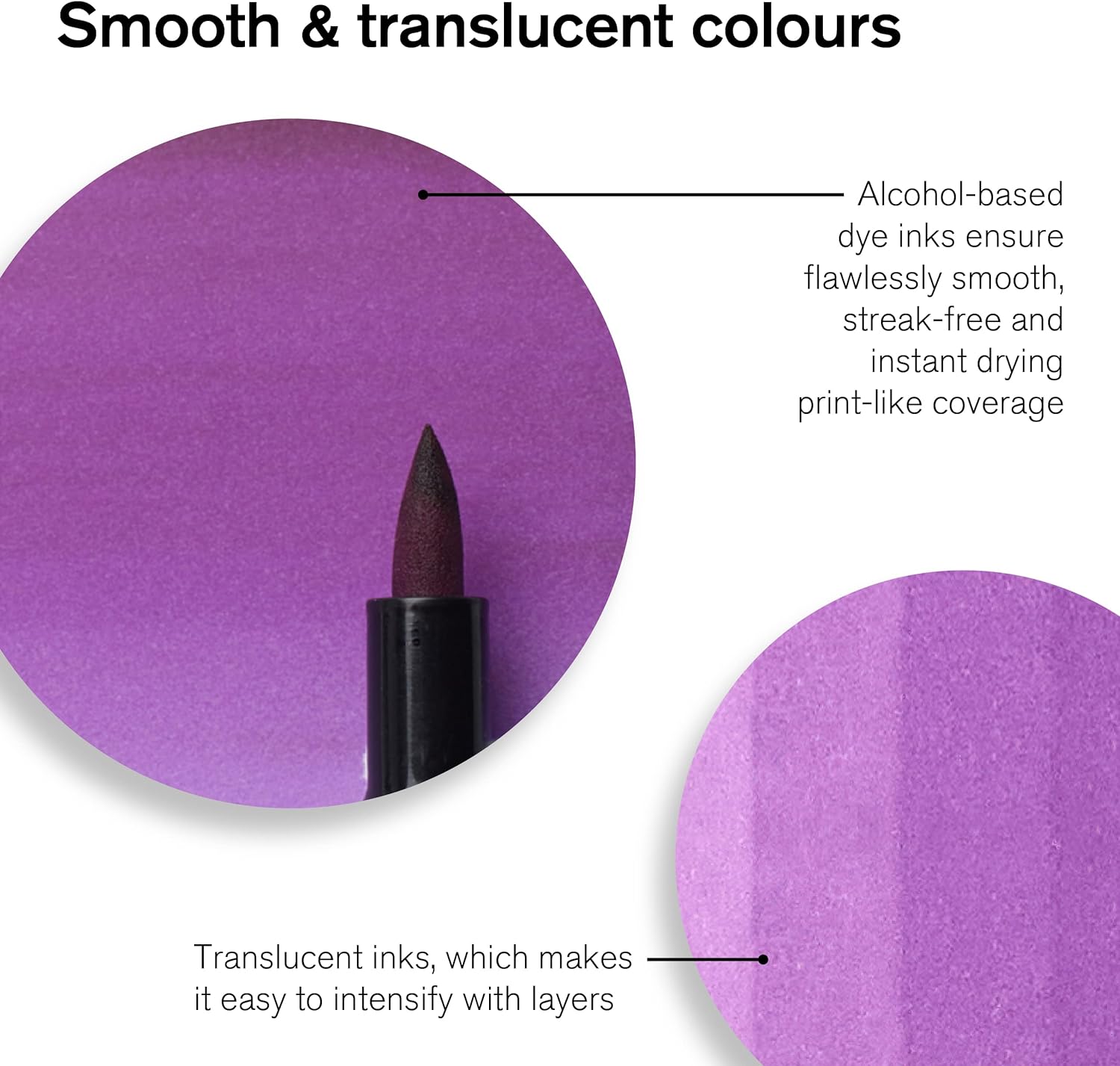 Winsor & Newton 0290144 Promarker Brush voor tekeningen, kalligrafie, ontwerp en lay-outs, streeploos tekenen met beitel- en penseelpunt - Set 12 Brushmarker, Neutral Tones 12 - Neutral tones Set Promarer Brush - Set