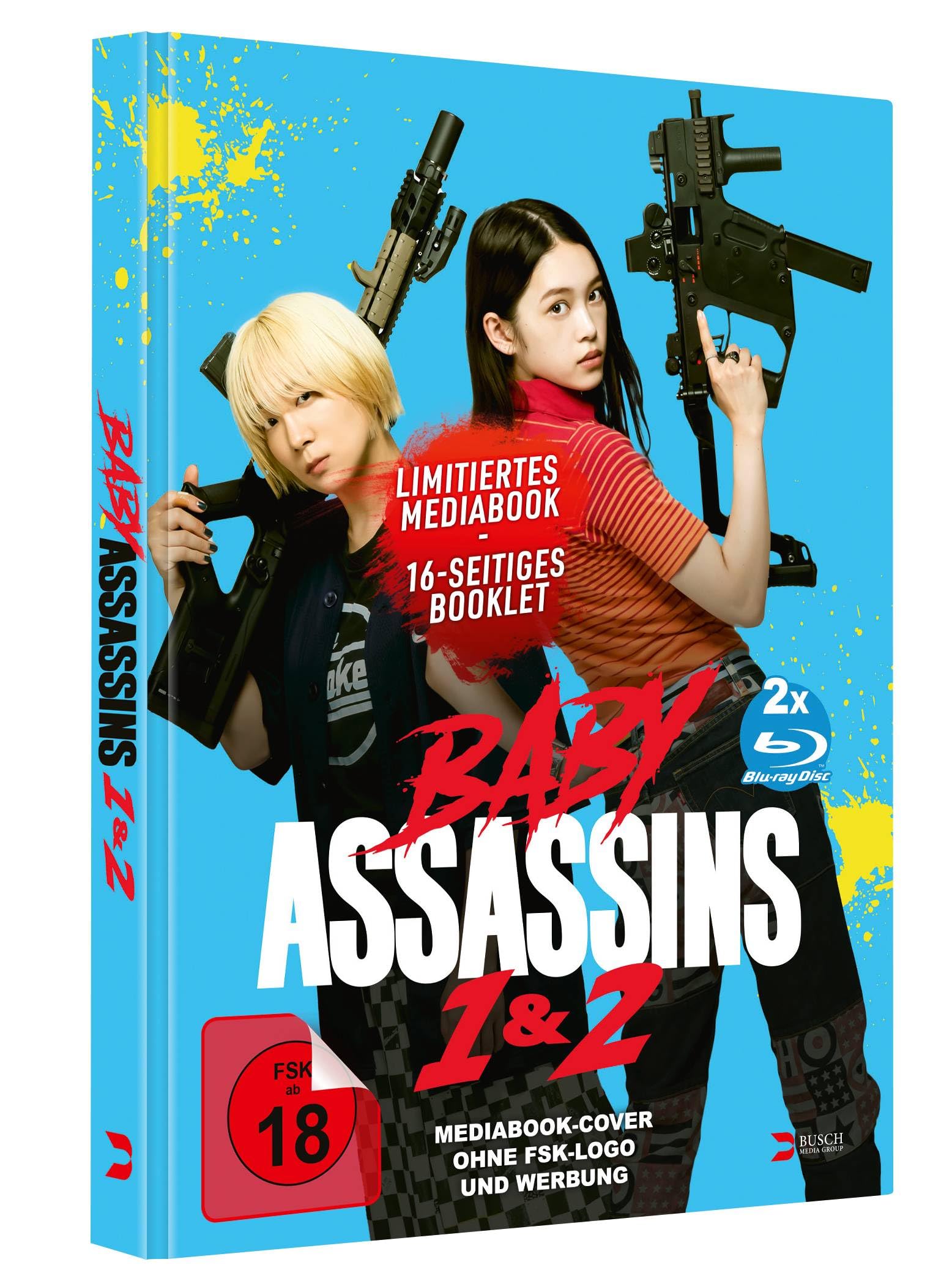 Baby Assassins 1 & 2 - 2-Disc Limited Edition Mediabook - Cover B (deutsch/OV)