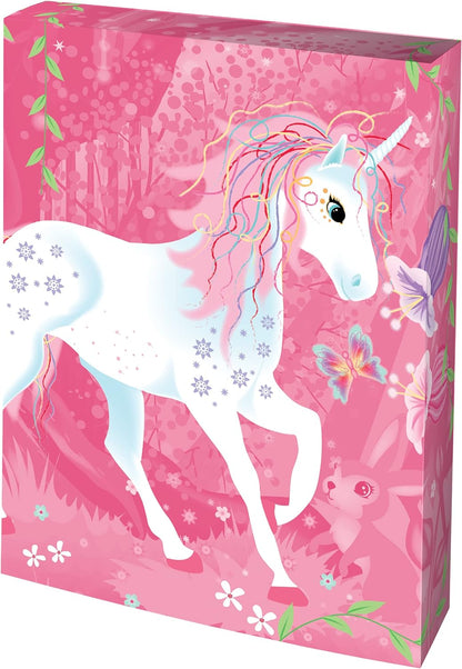 Box Candiy: Totally Twilight – Laterne zum Kratzen/Einhorn, mit 4 Kratzkarten, PVC, 1 Laterne und 1 Kratzwerkzeug, 1 Batterie CR2032 3 V inklusive, in Geschenkbox 23 x 4 x 17 cm, 6 +