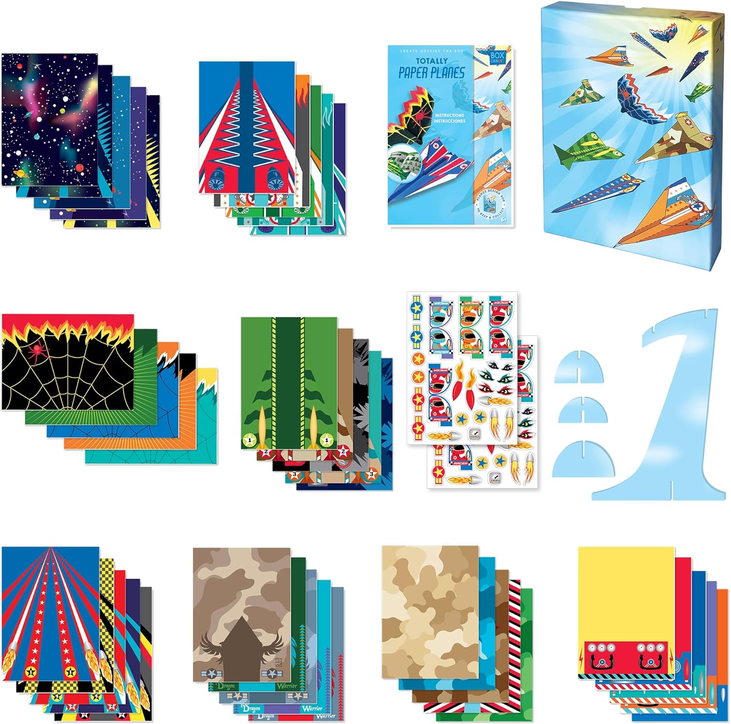 Box Candiy - Paper Airplanes Art - Totally Paper Planes - (Bc-1915)