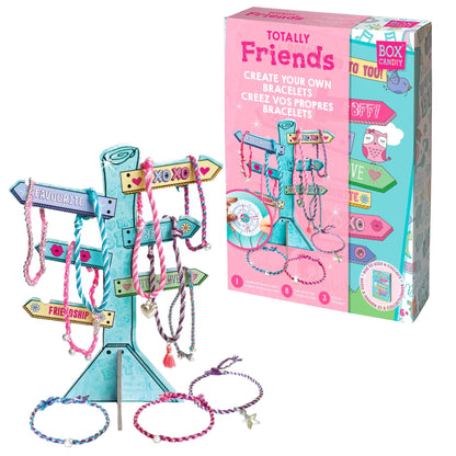 Box Candiy - Totally Friends - Crea il tuo braccialetto - Kit per la creazione di gioielli - Arti e artigianato personalizzati per bambini - educativo - dai 6 anni - Multilingue - BC1932
