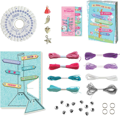 Box Candiy - Totally Friends - Crea il tuo braccialetto - Kit per la creazione di gioielli - Arti e artigianato personalizzati per bambini - educativo - dai 6 anni - Multilingue - BC1932