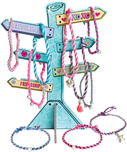 Box Candiy - Totally Friends - Crea il tuo braccialetto - Kit per la creazione di gioielli - Arti e artigianato personalizzati per bambini - educativo - dai 6 anni - Multilingue - BC1932