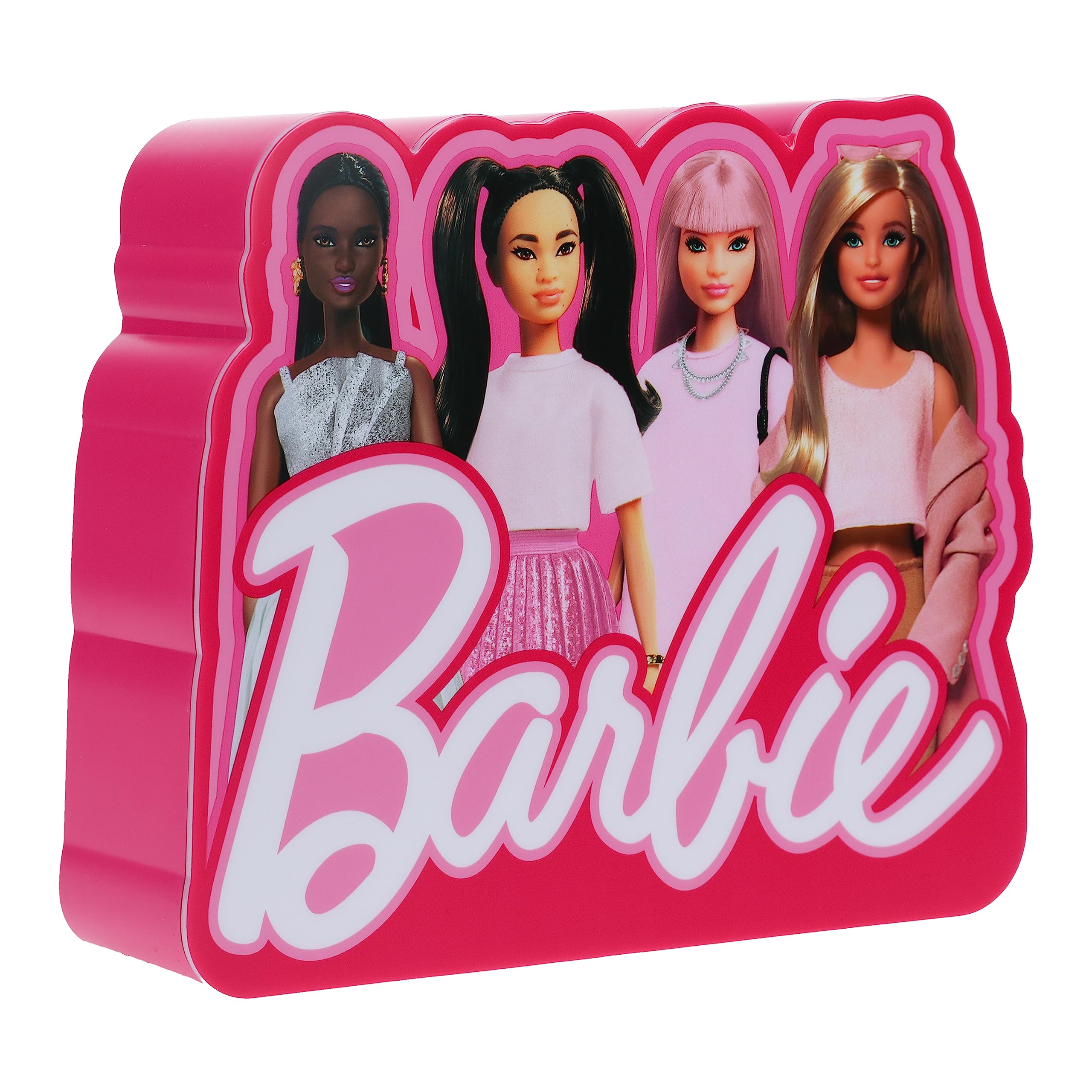 Paladone Barbie Box Light - Decorate Your Room With Barbie Characters - Battery-Powered, 16 Cm (6") tall - Night Light for Girls