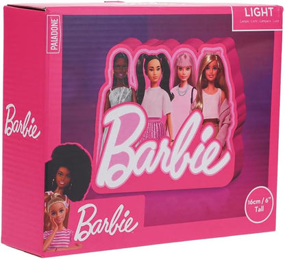 Paladone Barbie Box Light - Decorate Your Room With Barbie Characters - Battery-Powered, 16 Cm (6") tall - Night Light for Girls