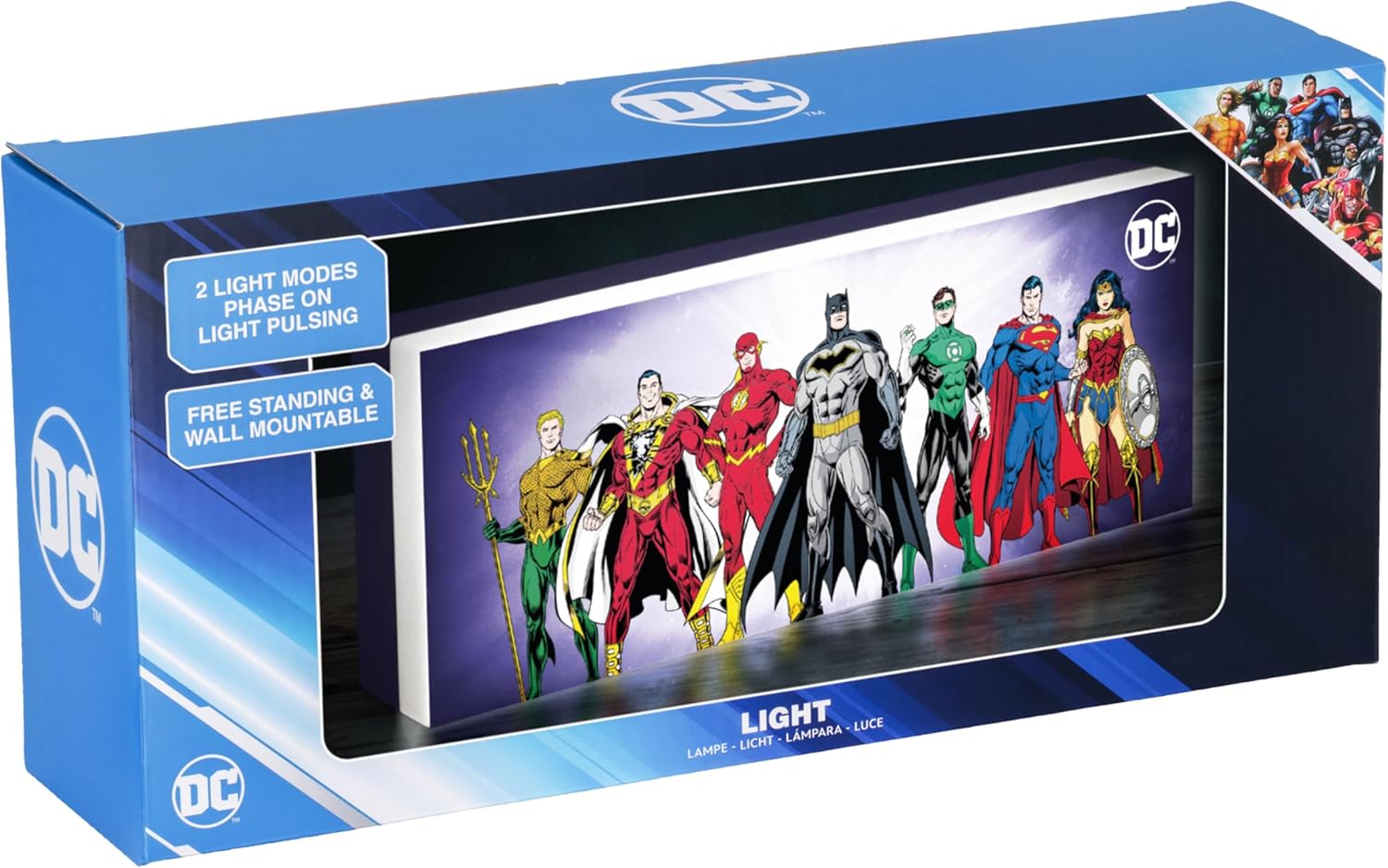 DC Comics Justice League Decorative Wall Lamp 30 cm Official Licensed
