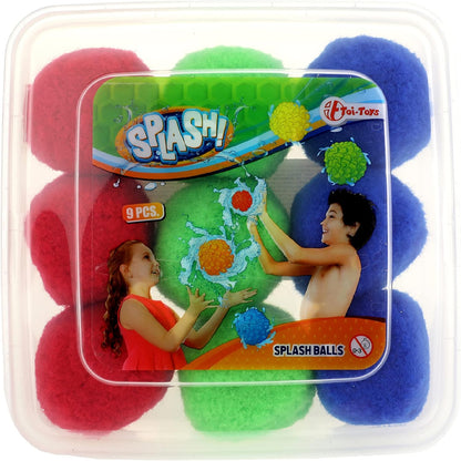 Toi-Toys Juego de bolas de agua reutilizables para batallas de agua, softball de agua al aire libre