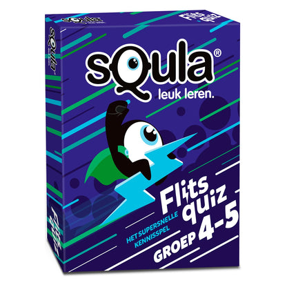 Squla Flitsquiz - Gruppe 4-5 - Spaß Lernen - Wissensspiel - Deutsch - Deutsch