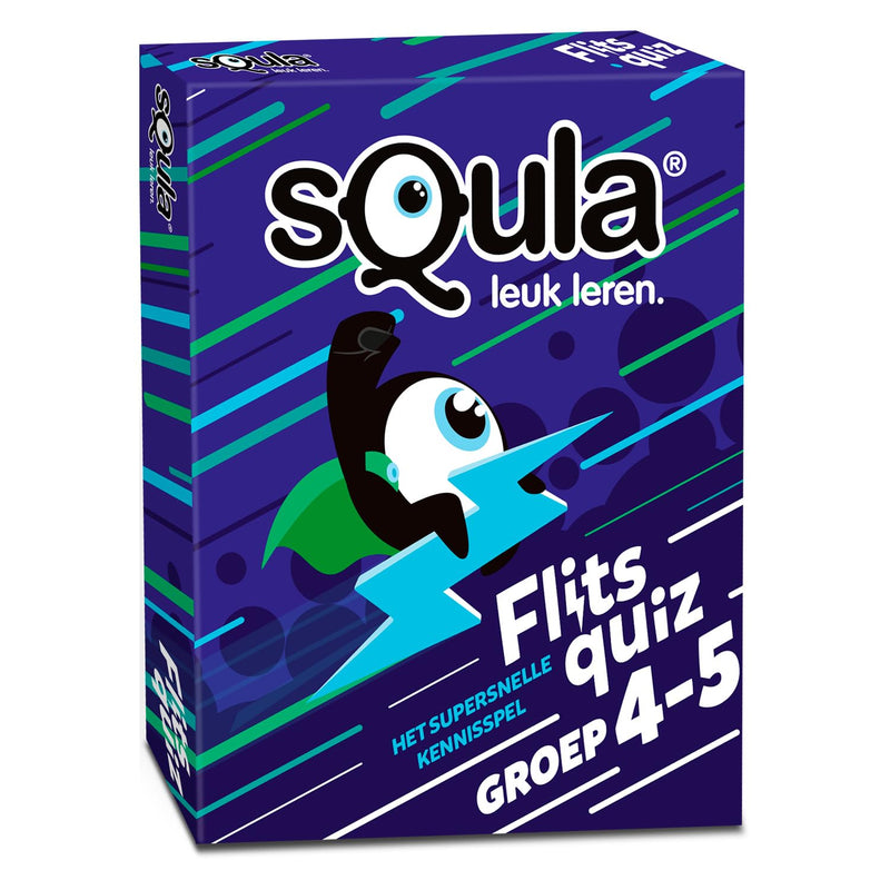 Squla Flitsquiz - Gruppe 4-5 - Spaß Lernen - Wissensspiel - Deutsch - Deutsch