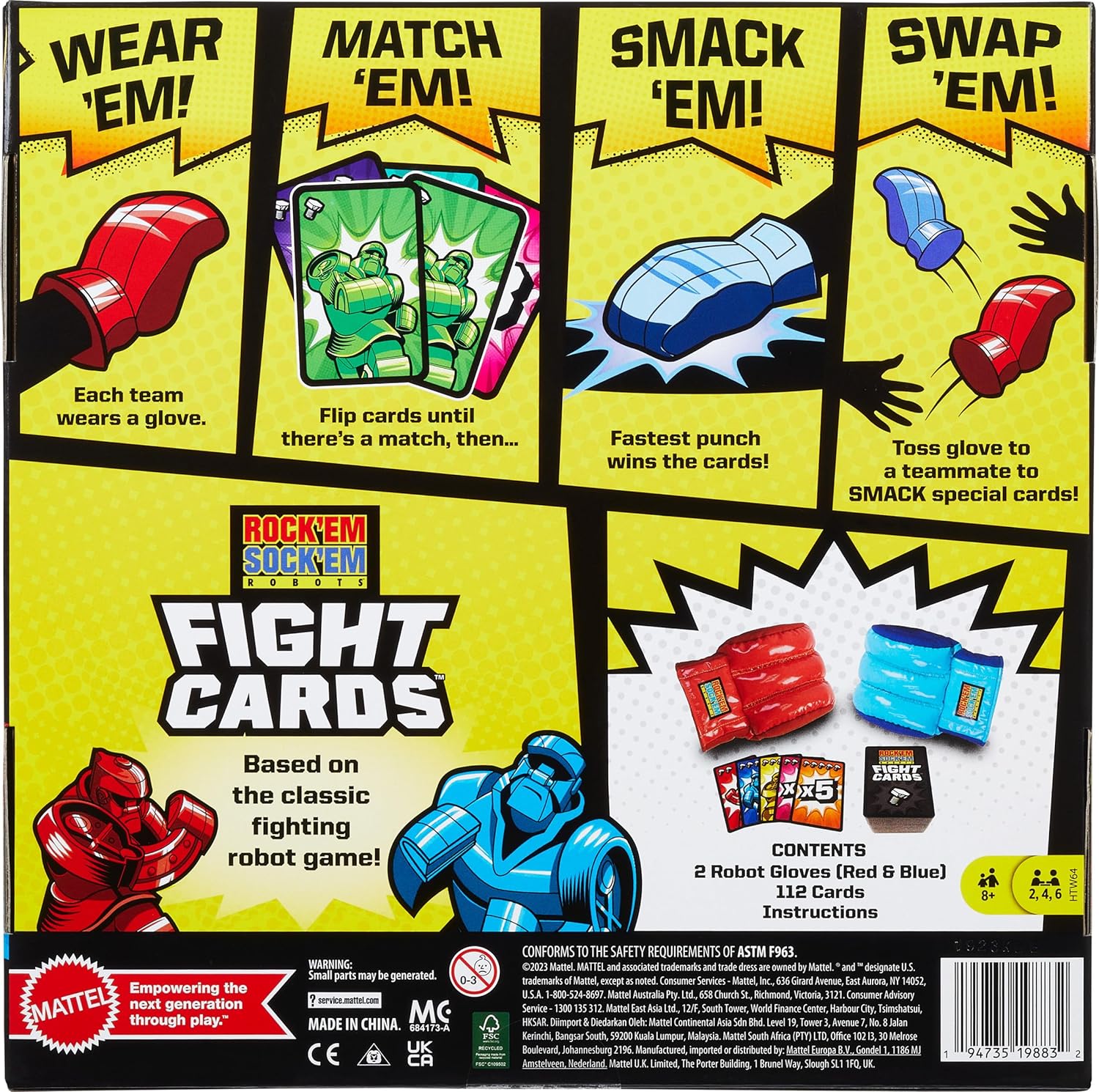 Mattel Games RESE Robots Fight Cards