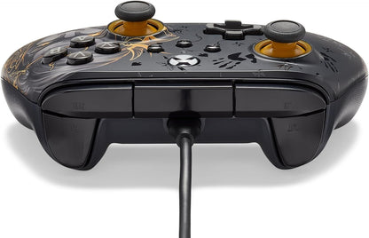 PowerA Advantage Wired Controller for Xbox Series X|S - Fortnite, Midas, Gamepad, Wired Video Game Controller, Gaming Controller, USB-C, works with Xbox One and Windows 10/11, Officially Licensed