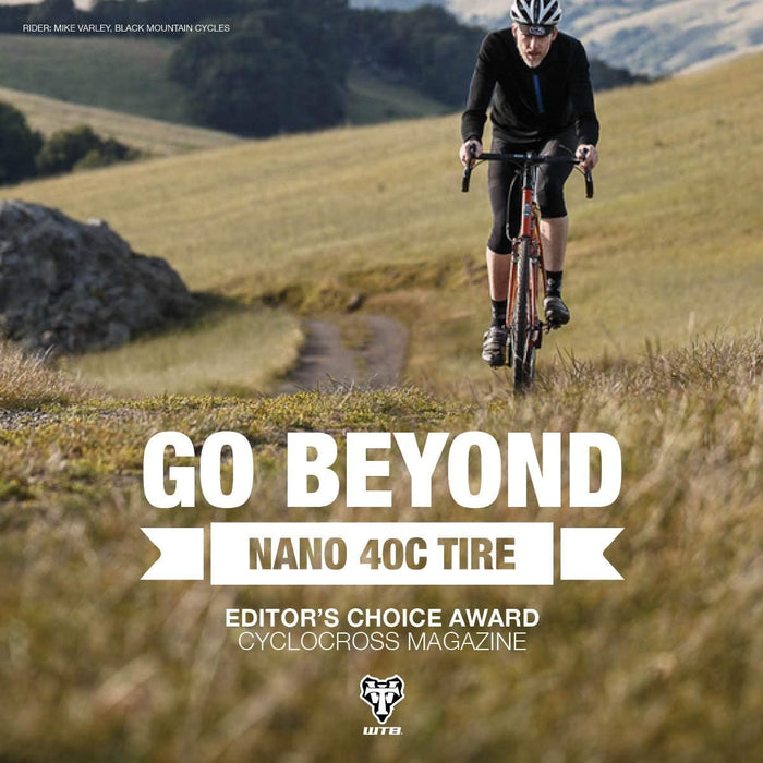 WTB Nano TCS Light/Fast Rolling Tire, 700 x 40c, Black