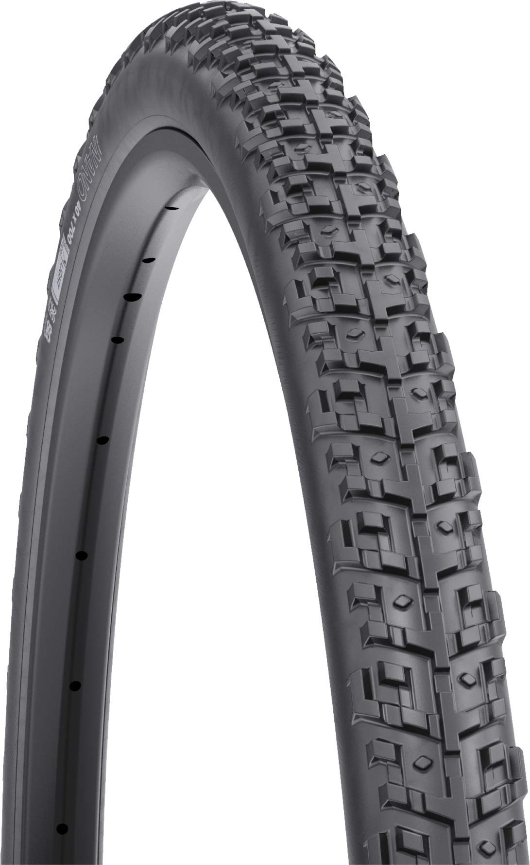 WTB Nano Gravel & Cyclocross Bike Tire, Tubeless Ready Folding Bead, Lightweight Fast Rolling, Dual DNA Compound, Choose from 60 or 120tpi & Black or Tan Sidewall, SG2 Puncture Protection Available