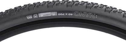WTB Nano Gravel & Cyclocross Bike Tire, Tubeless Ready Folding Bead, Lightweight Fast Rolling, Dual DNA Compound, Choose from 60 or 120tpi & Black or Tan Sidewall, SG2 Puncture Protection Available