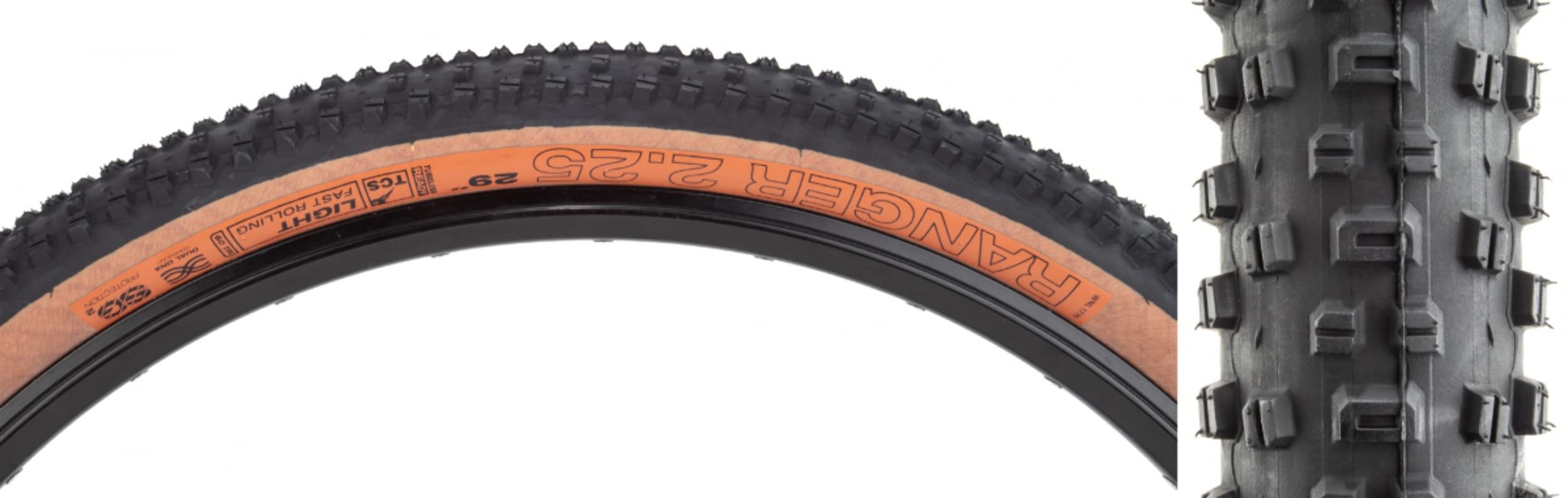 WTB Ranger 2.25 x 29 TCS Light/Fast Rolling 60tpi Dual DNA SG2 tire (tan
