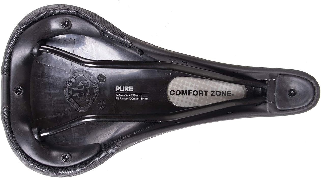 WTB Pure Medium Black Saddle M Steel / Black