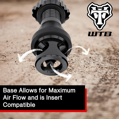 WTB TCS Max-Flow schlauchlose Ventile, 44 mm, Schwarz, Paar