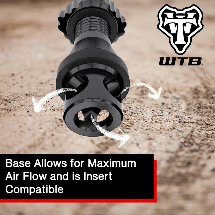 WTB TCS Max-Flow schlauchlose Ventile, 44 mm, Schwarz, Paar