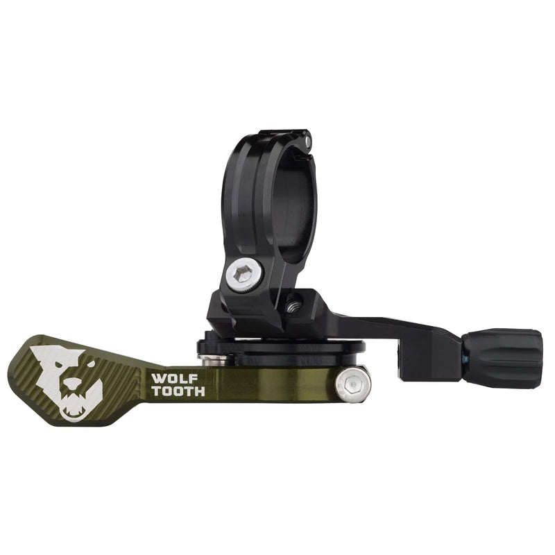Wolf Tooth Components Remote Pro Handlebar Clamp Mount - Colors Olive